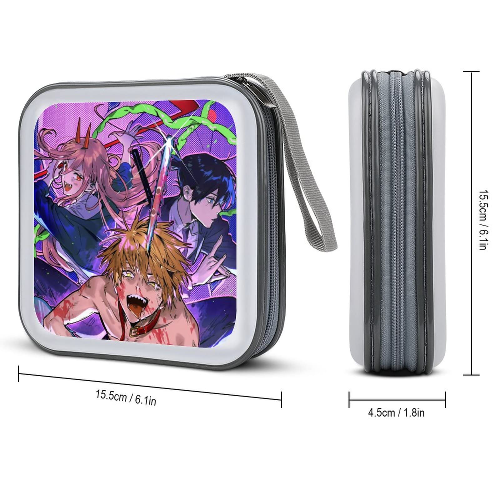 Amazon.co.jp: CDケース チェンソーマン 収納ボックス 大容量 Cd